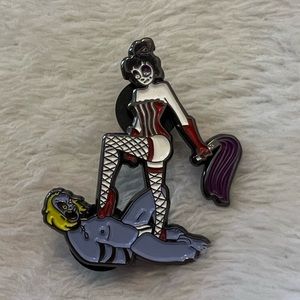 Beetlejuice and Lydia lapel pin